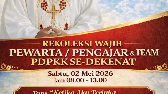 REKOLEKSI PEWARTA DAN PENGAJAR DEKENAT BEKASI