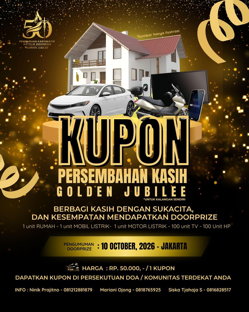 KUPON PERSEMBAHAN KASIH - GOLDEN JUBILEE BPK-PKK KAJ
